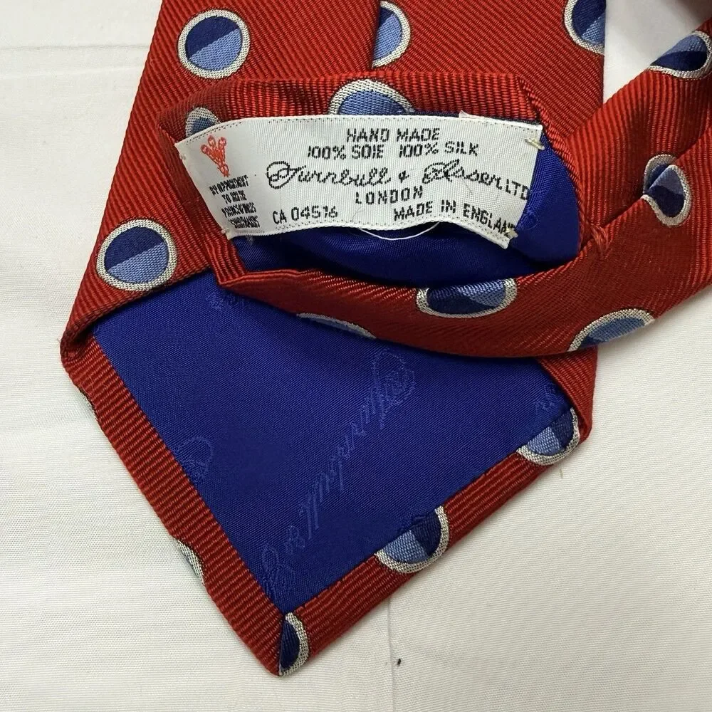 Lot of 6 Men’s Ties | 5–Turnbull Asser (England) | 1–Brioni (Italy) 100% Silk